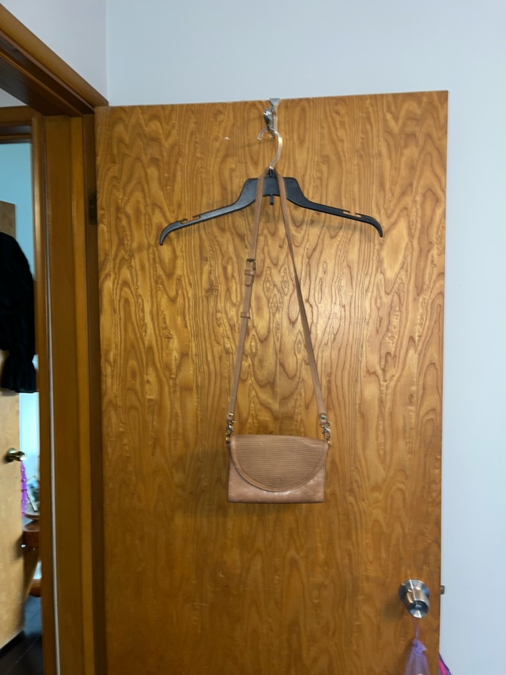 Nisolo Textured Leather Crossbody - Tan